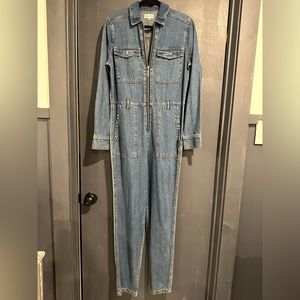 Sunset + Spring Jean jumpsuit